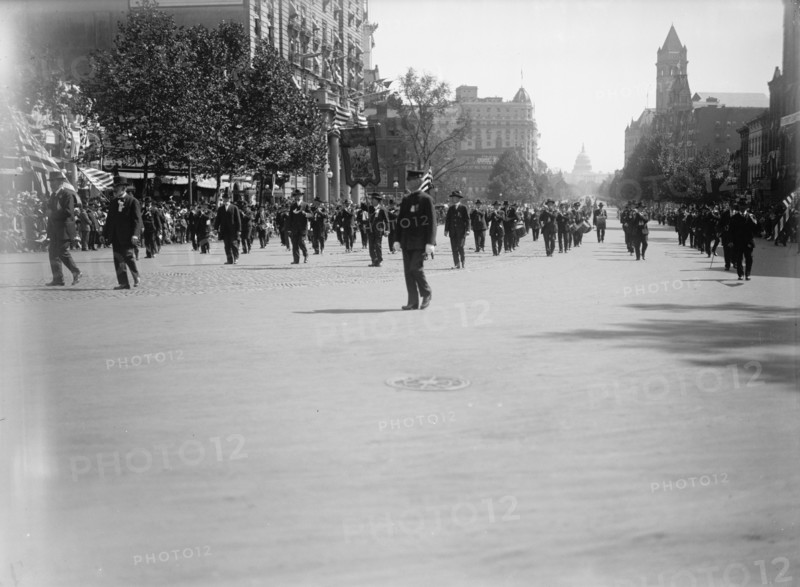 Parade On Pennsylvania Ave., between 1910 and 1921.