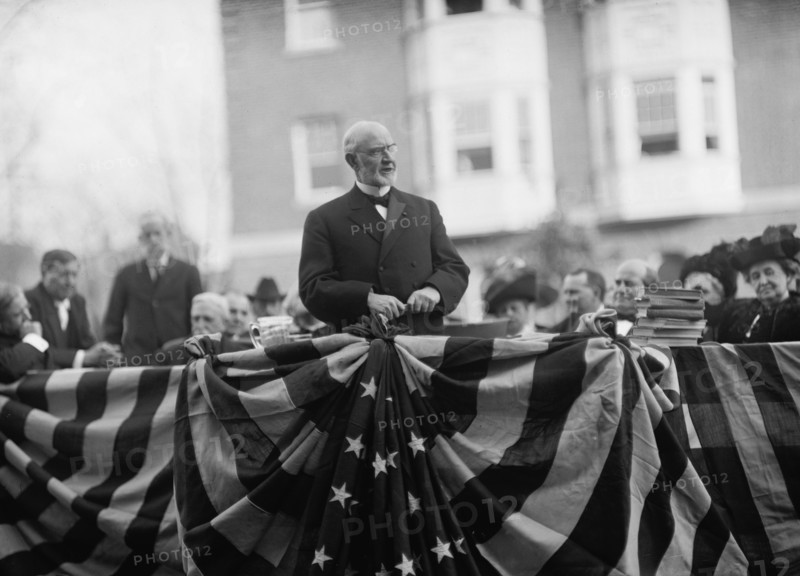 Sibley Memorial Hospital Cornerstone Laying - Bishop Cranston, Speaking, 1913 i.e. 1912 Nov. 11.