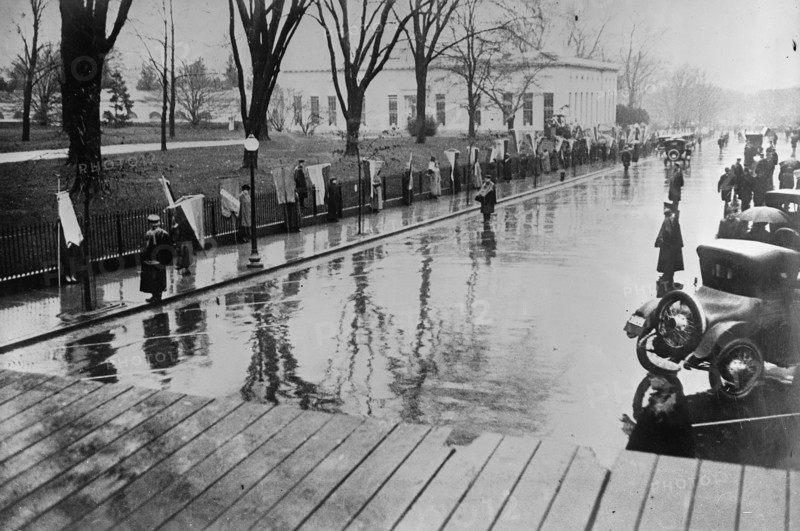 Woman Suffrage - Picket Parade, 1917.