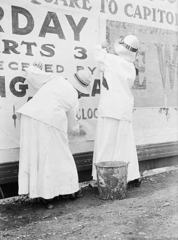 Woman Suffrage - Posters For Parade, 1914.