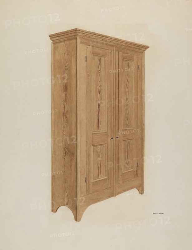 Pine Wardrobe, c. 1941.