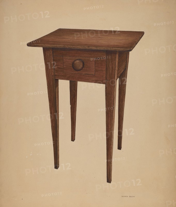 Table, c. 1940.