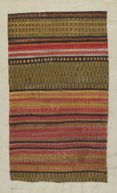 Carpet Sample, c. 1940.