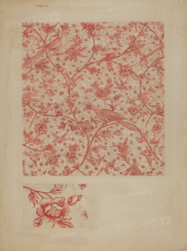 Bed Curtain, c. 1941.