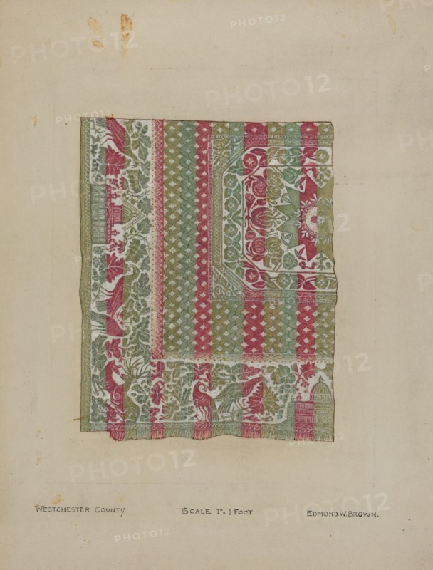 White House Bed Cover, c. 1936.