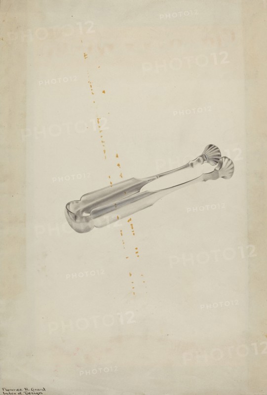 Silver Sugar Tongs, c. 1938.