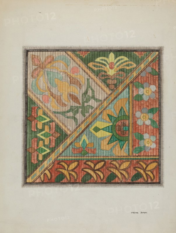 Sofa - Pillow Top, c. 1937.