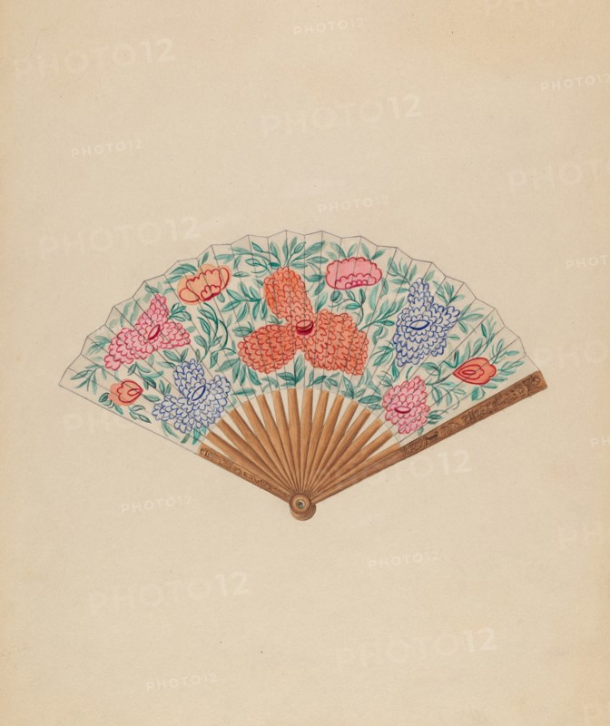 Fan, c. 1936.