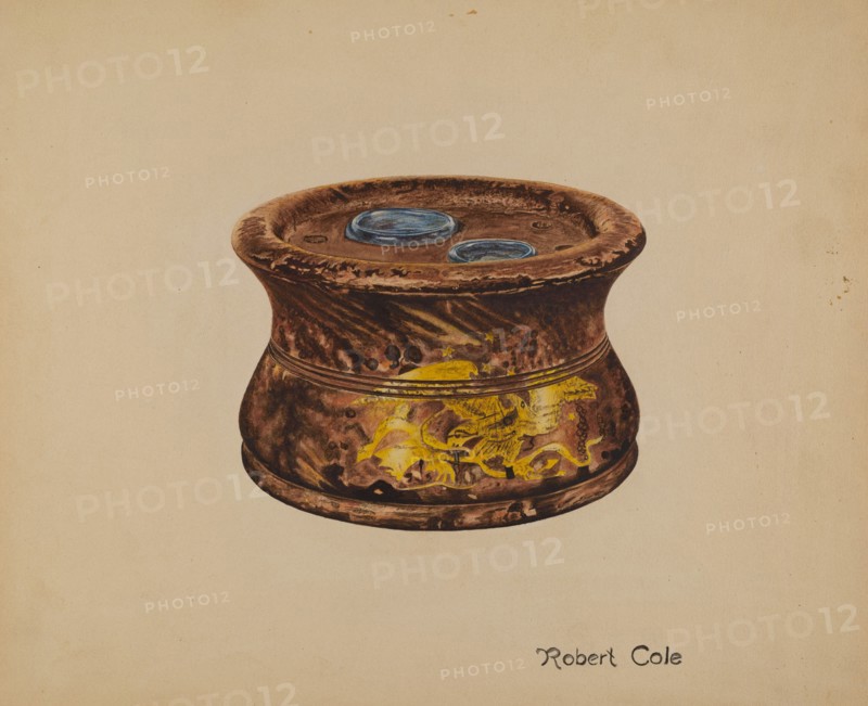 Ink and Pen Stand, c. 1940.