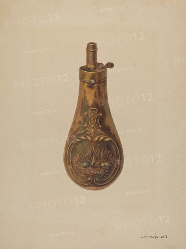 Powder Flask, c. 1936.