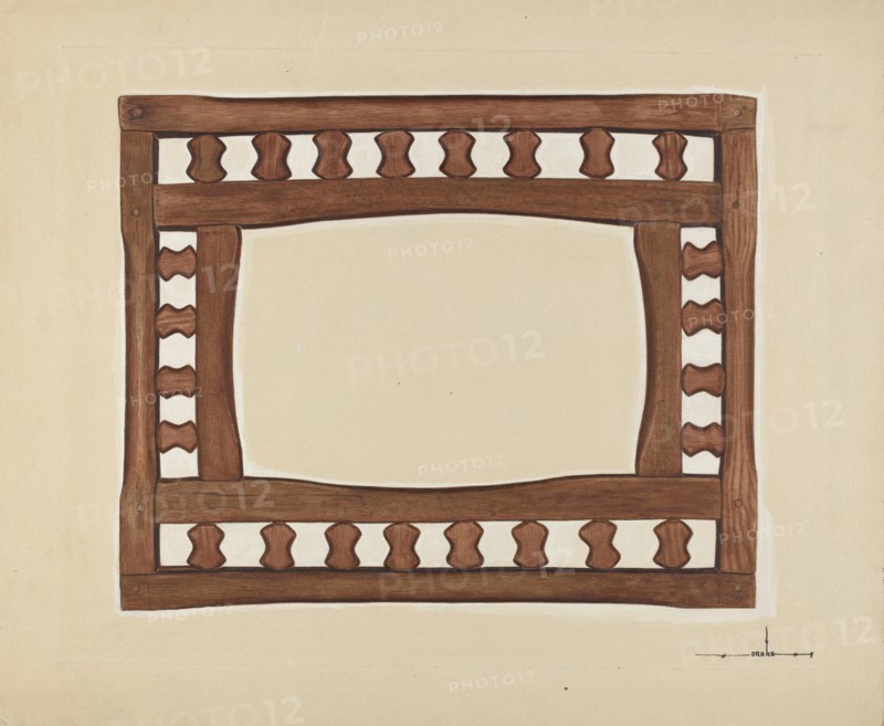 Zoar Picture Frame, c. 1937.
