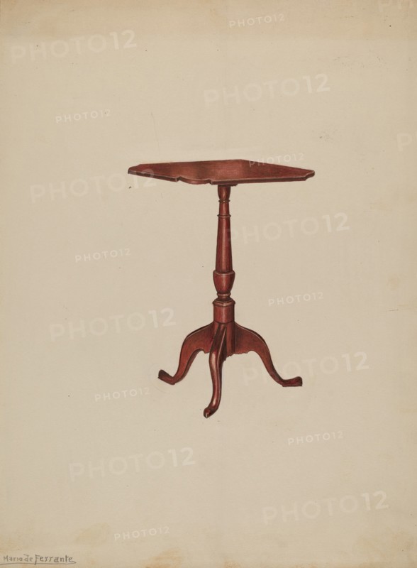 Table, c. 1940.
