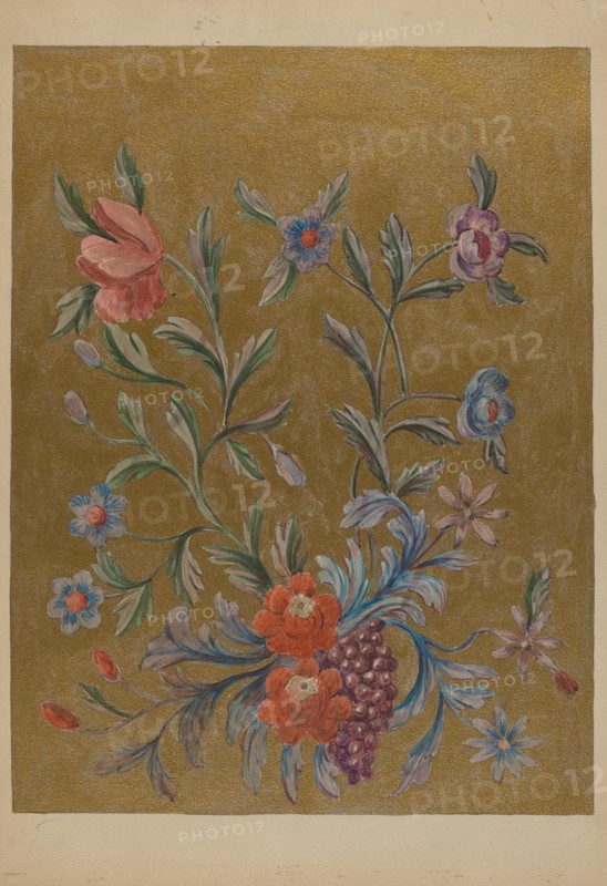 Detail of Painting on Altar Panel, c. 1936.