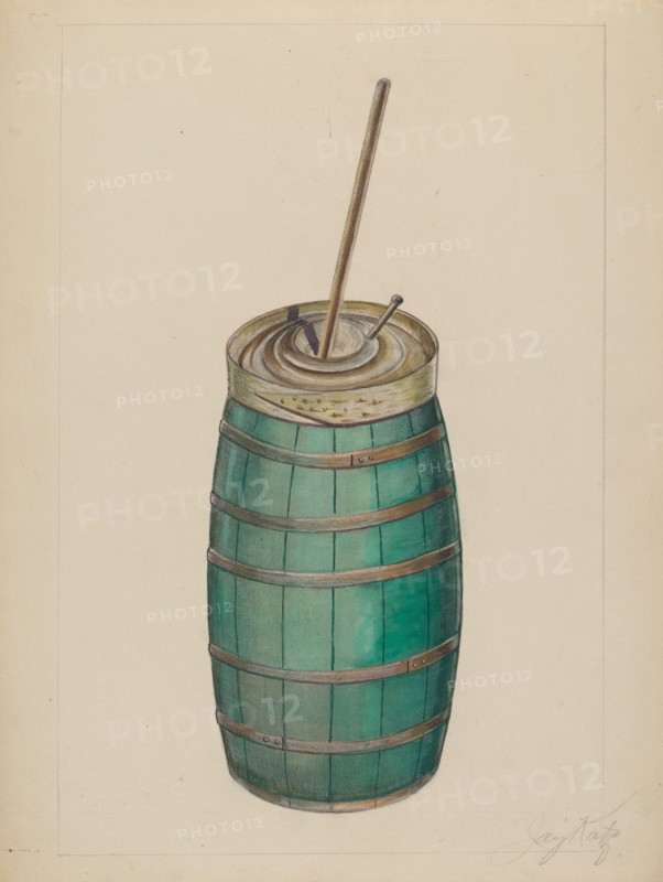 Butter Churn, c. 1937.