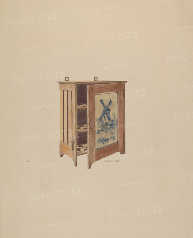Egg Cabinet, c. 1938.