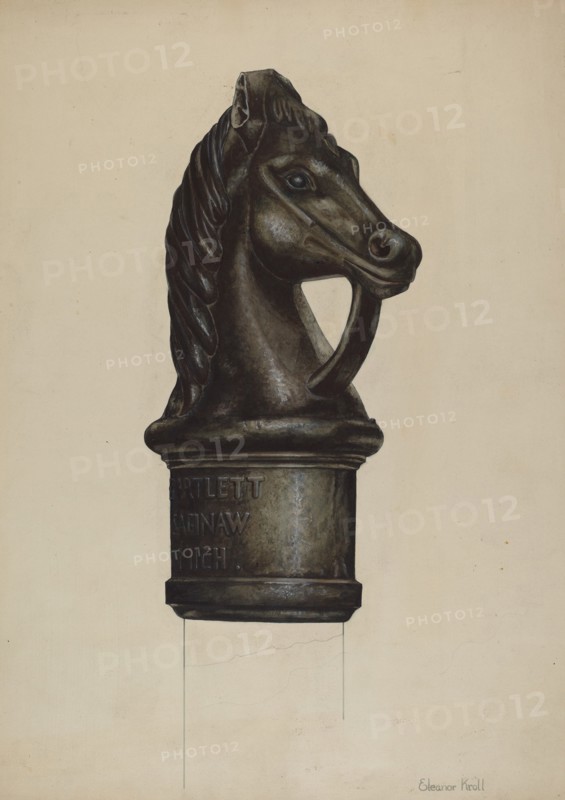 Hitching Post, c. 1937.