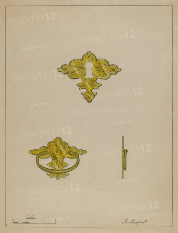 Drawer Pull, c. 1936.