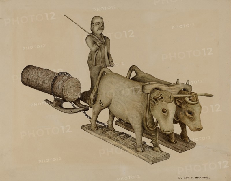 Log-Hauling, 1935/1942.
