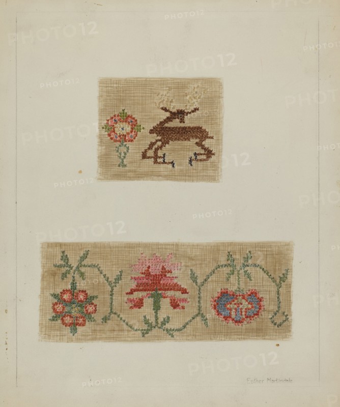Sampler, 1935/1942.