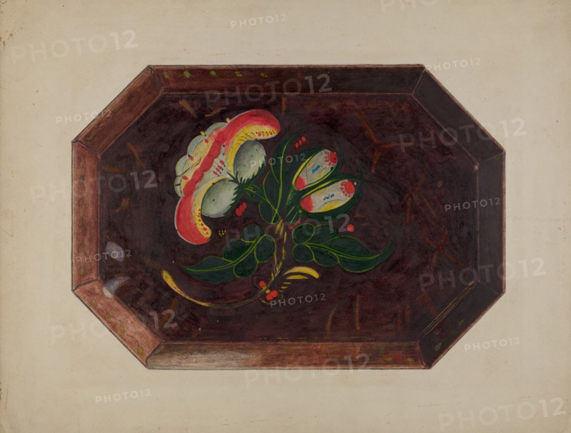 Toleware Tray, c. 1941.