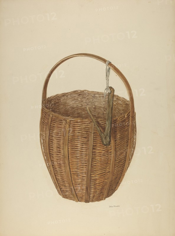 Zoar Apple Basket, c. 1938.