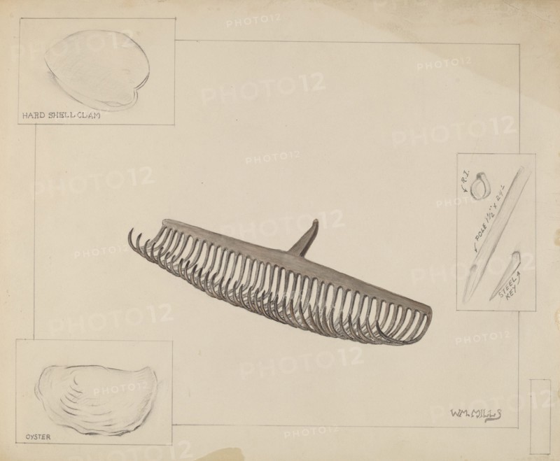 Clam Rake, c. 1936.