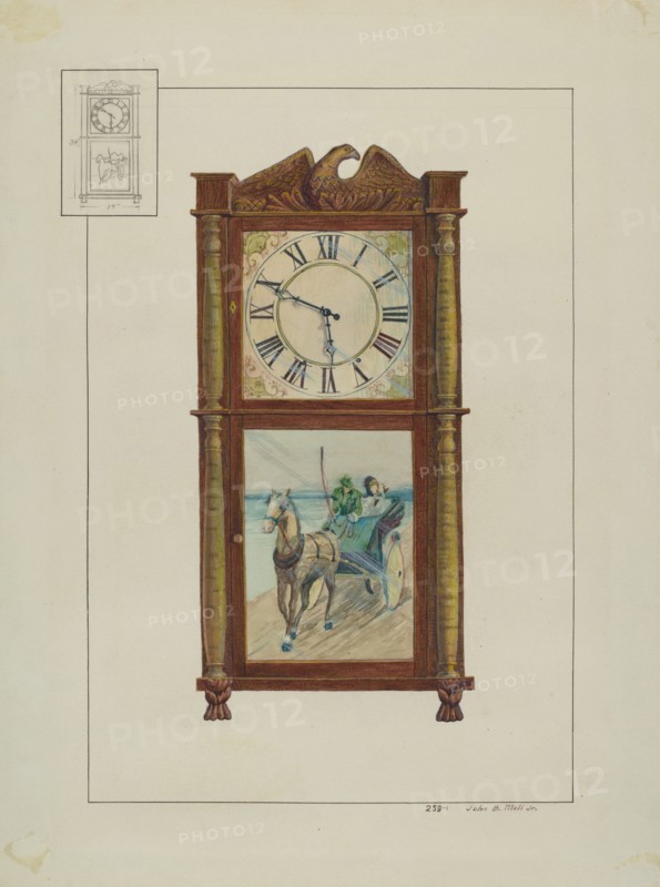 Mantle Clock, c. 1938.