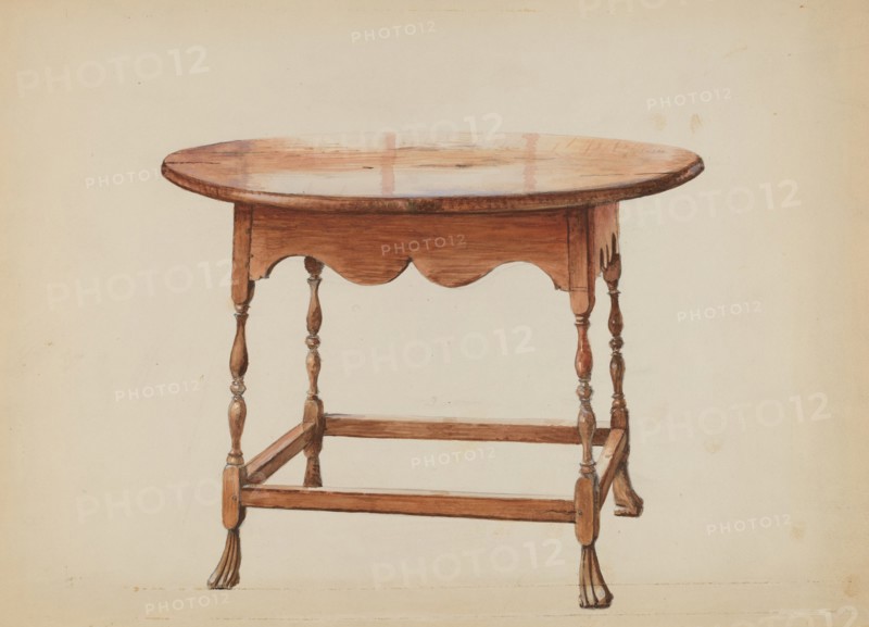 Table, Round Top, c. 1936.