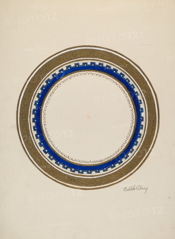 Plate, c. 1940.