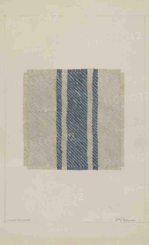 Striped Kersey, c. 1937.