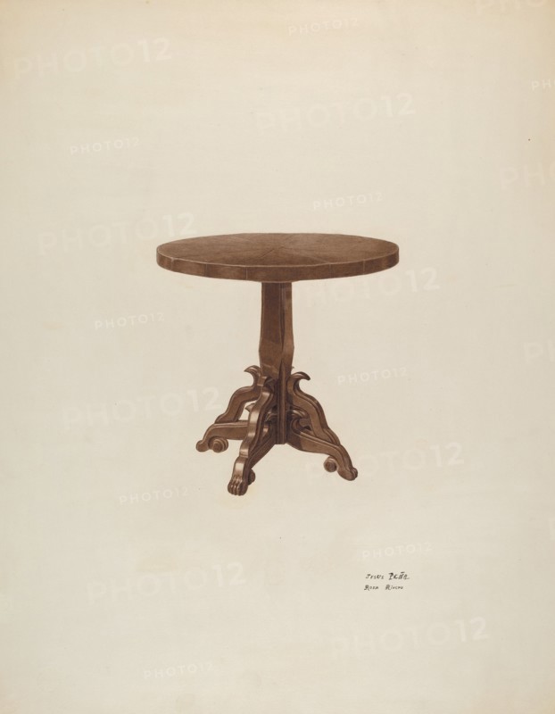 Round Top Table, c. 1940.