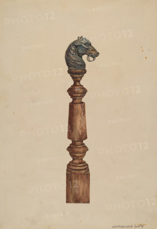 Hitching Post, c. 1937.