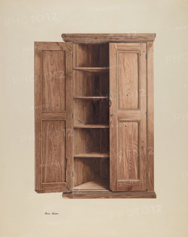 Triangular Corner Safe, c. 1941.