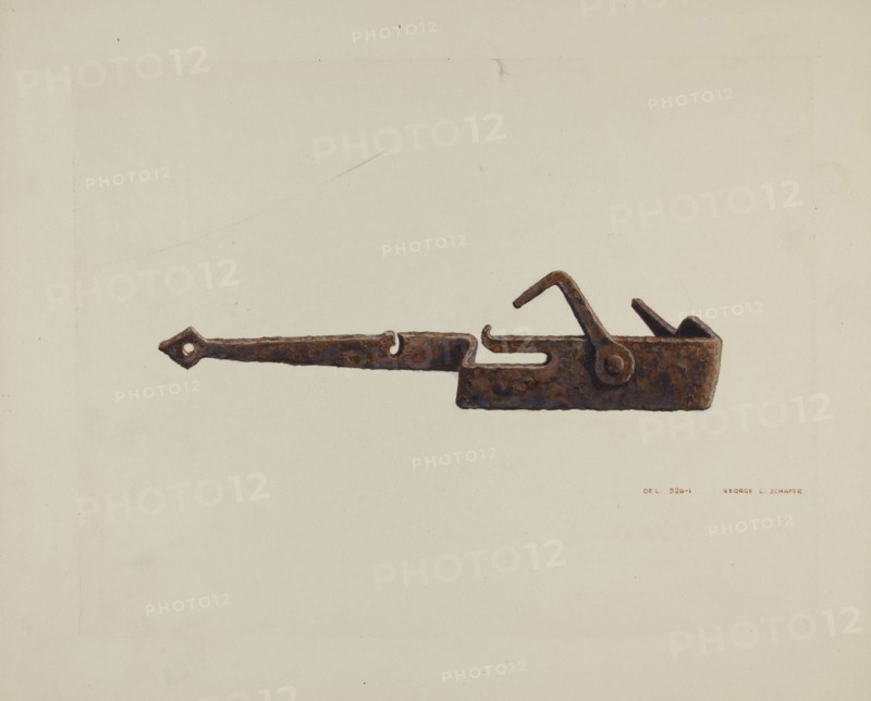 Conestoga Axe Holder, c. 1939.