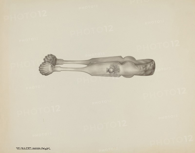 Silver Sugar Tongs, c. 1939.