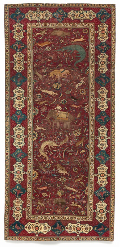 Scenic Animal Carpet, c. 1625.