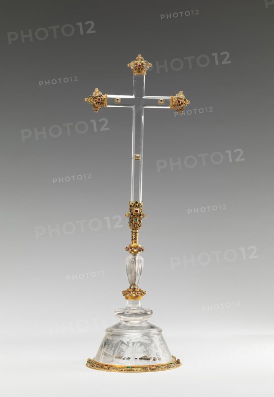 Altar Cross, c. 1590 (foot); mid to late 19th century (cross and its mounts).