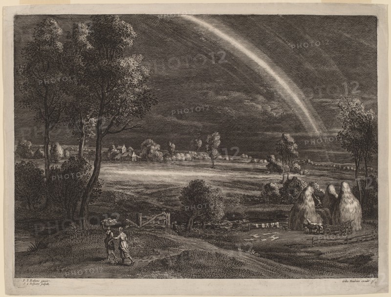 Landscape with a Large Rainbow, c. 1638.