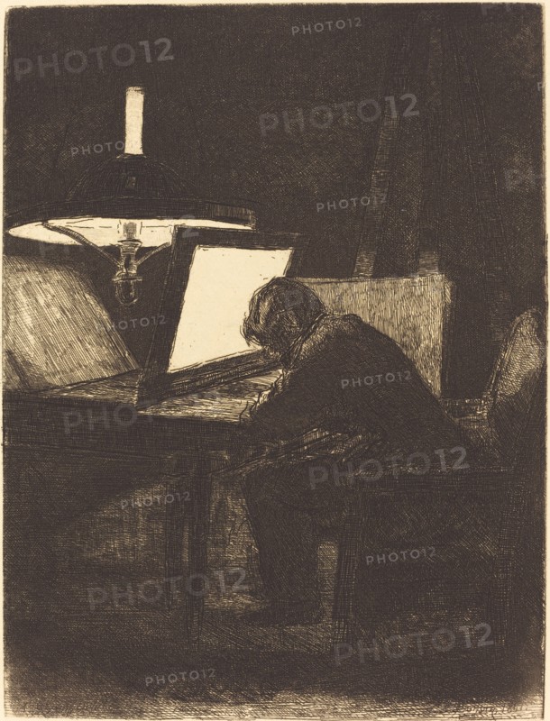 Printmaker (Le Graveur), 1861.