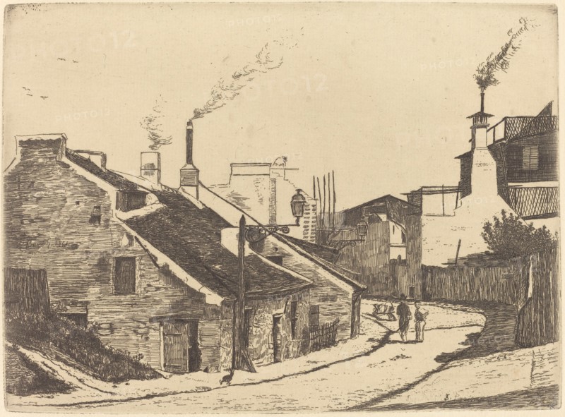 Rue du Champ de l'Alouette, 1861.