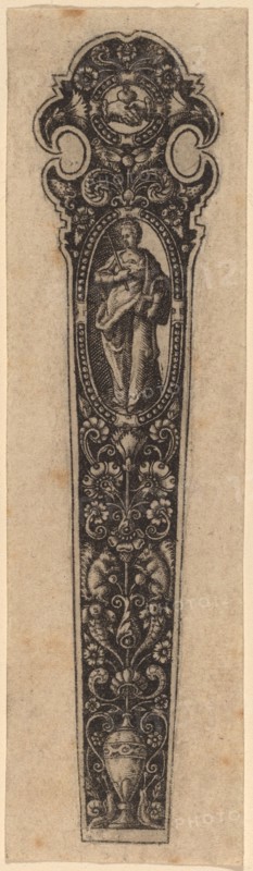 Ornament for Knife Handle.