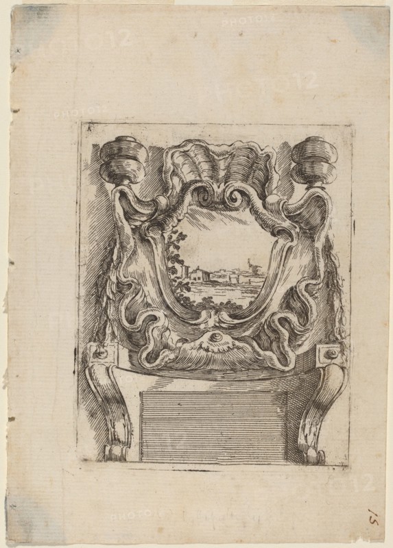 Architectural Motif with a Landscape, c. 1690.
