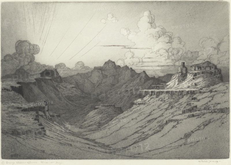 Desert Sunset, 1921.