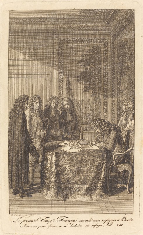 The First French Church in Berlin, 1794.