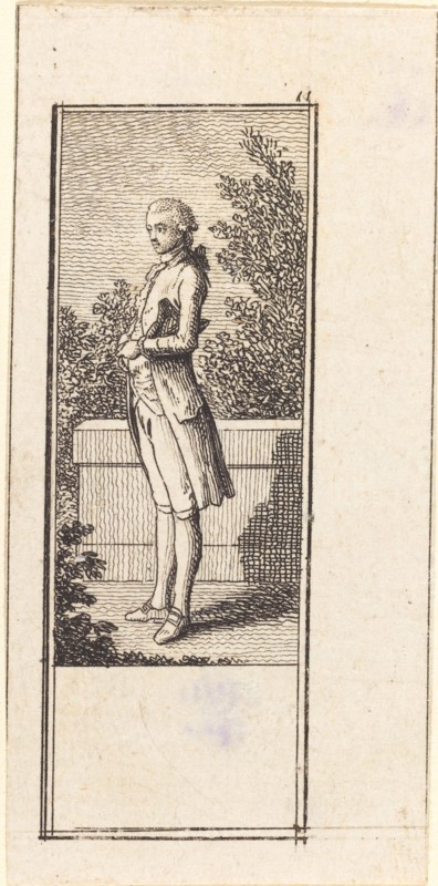 Young Man with Hat under Arm, 1784.