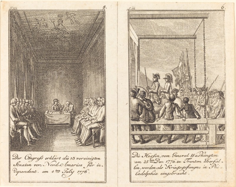 The History of the United States, 1783/1784.