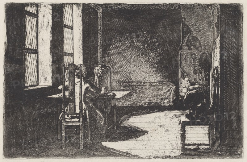 The Artist in His Mother's Room, Danzig, 1774.