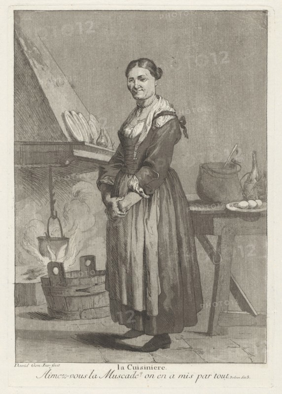 La Cuisiniere (The Cook), 1775.