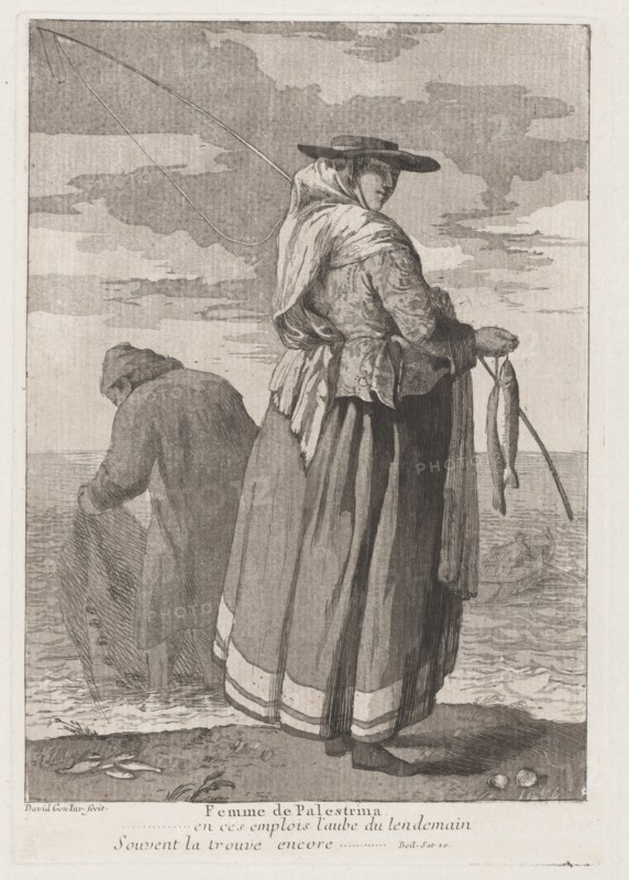Femme de Palestrina (Woman from Pellestrina), 1775.