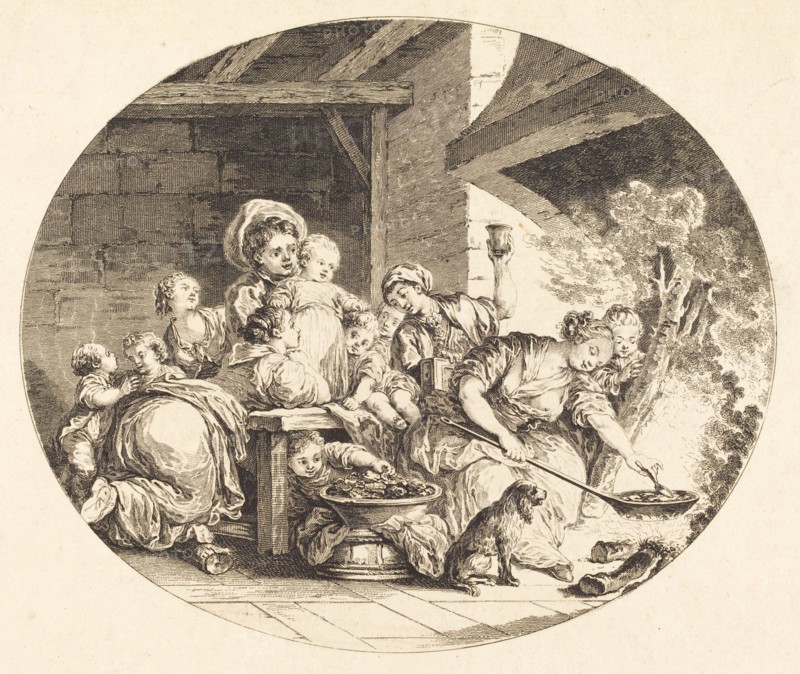Les Baignets, probably 1782.